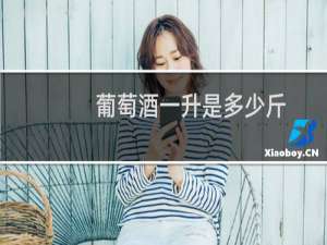 葡萄酒一升是多少斤
