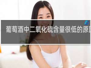 葡萄酒中二氧化硫含量很低的原因是