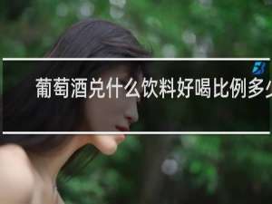 葡萄酒兑什么饮料好喝比例多少