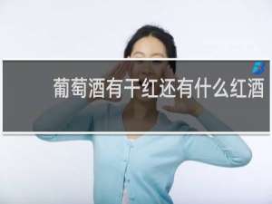 葡萄酒有干红还有什么红酒