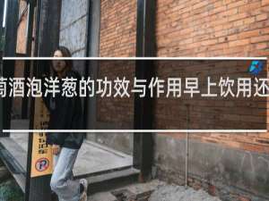 葡萄酒泡洋葱的功效与作用早上饮用还是晚上饭