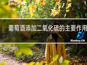 葡萄酒添加二氧化硫的主要作用是