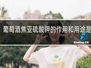 葡萄酒焦亚硫酸钾的作用和用途是什么