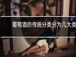 葡萄酒的传统分类分为几大类