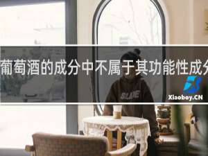 葡萄酒的成分中不属于其功能性成分的是