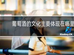 葡萄酒的文化主要体现在哪里
