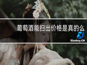 葡萄酒能扫出价格是真的么