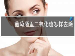 葡萄酒里二氧化硫怎样去除