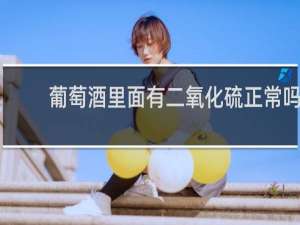 葡萄酒里面有二氧化硫正常吗