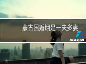 蒙古国婚姻是一夫多妻