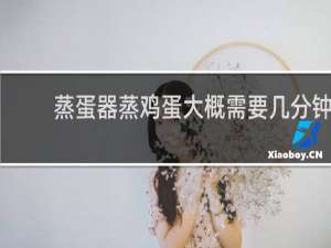 蒸蛋器蒸鸡蛋大概需要几分钟