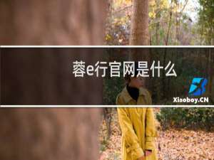 蓉e行官网是什么（下载蓉e行在哪里）