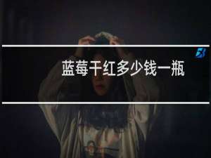 蓝莓干红多少钱一瓶