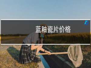 蓝釉瓷片价格