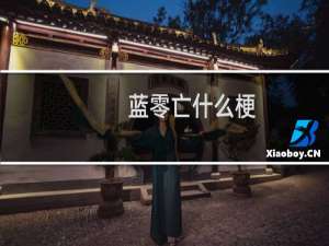 蓝零亡什么梗
