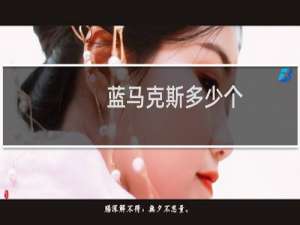 蓝马克斯多少个