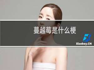 蔓越莓是什么梗