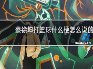 蔡徐坤打篮球什么梗怎么说的