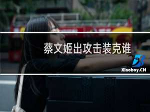 蔡文姬出攻击装克谁