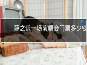 薛之谦一场演唱会门票多少钱