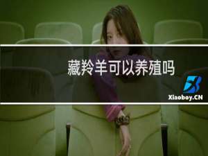 藏羚羊可以养殖吗