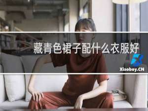 藏青色裙子配什么衣服好看