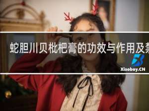 蛇胆川贝枇杷膏的功效与作用及禁忌