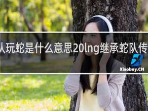 蛇队玩蛇是什么意思 lng继承蛇队传统什么梗