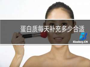 蛋白质每天补充多少合适