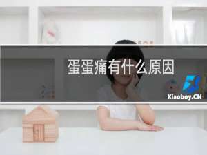 蛋蛋痛有什么原因