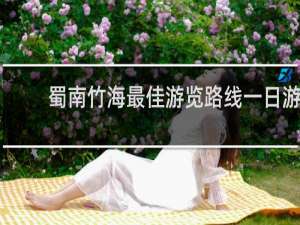 蜀南竹海最佳游览路线一日游