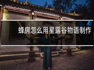 蜂房怎么用星露谷物语制作