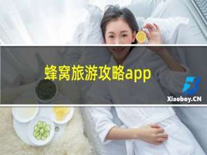 蜂窝旅游攻略app