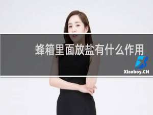 蜂箱里面放盐有什么作用