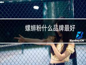 螺蛳粉什么品牌最好