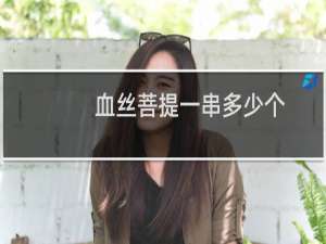 血丝菩提一串多少个