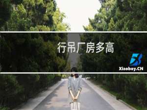 行吊厂房多高