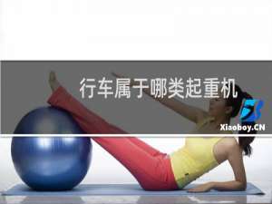 行车属于哪类起重机