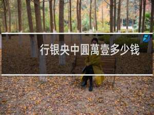行银央中圓萬壹多少钱
