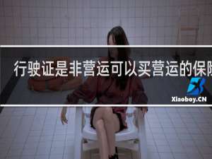 行驶证是非营运可以买营运的保险吗