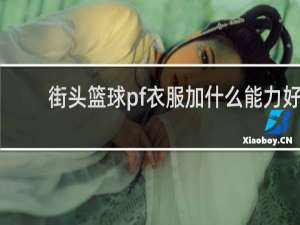 街头篮球pf衣服加什么能力好