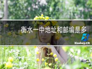 衡水一中地址和邮编是多少