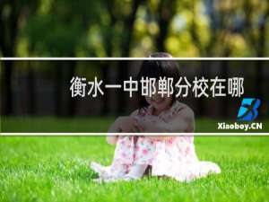 衡水一中邯郸分校在哪