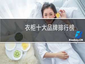 衣柜十大品牌排行榜