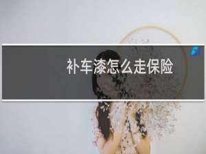 补车漆怎么走保险