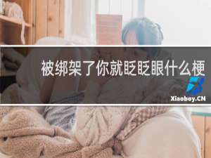 被绑架了你就眨眨眼什么梗