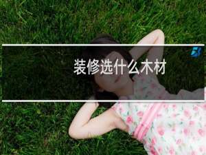 装修选什么木材