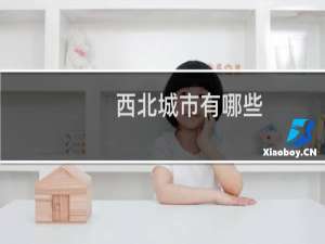 西北城市有哪些