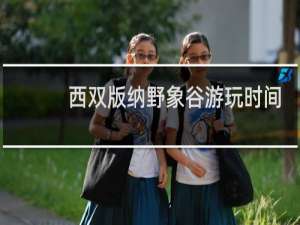西双版纳野象谷游玩时间
