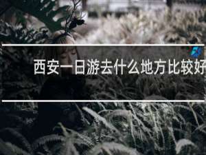 西安一日游去什么地方比较好